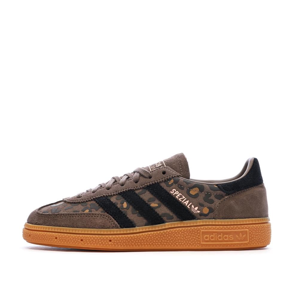 Baskets Marrons Femme Adidas Spezial Leopard 1
