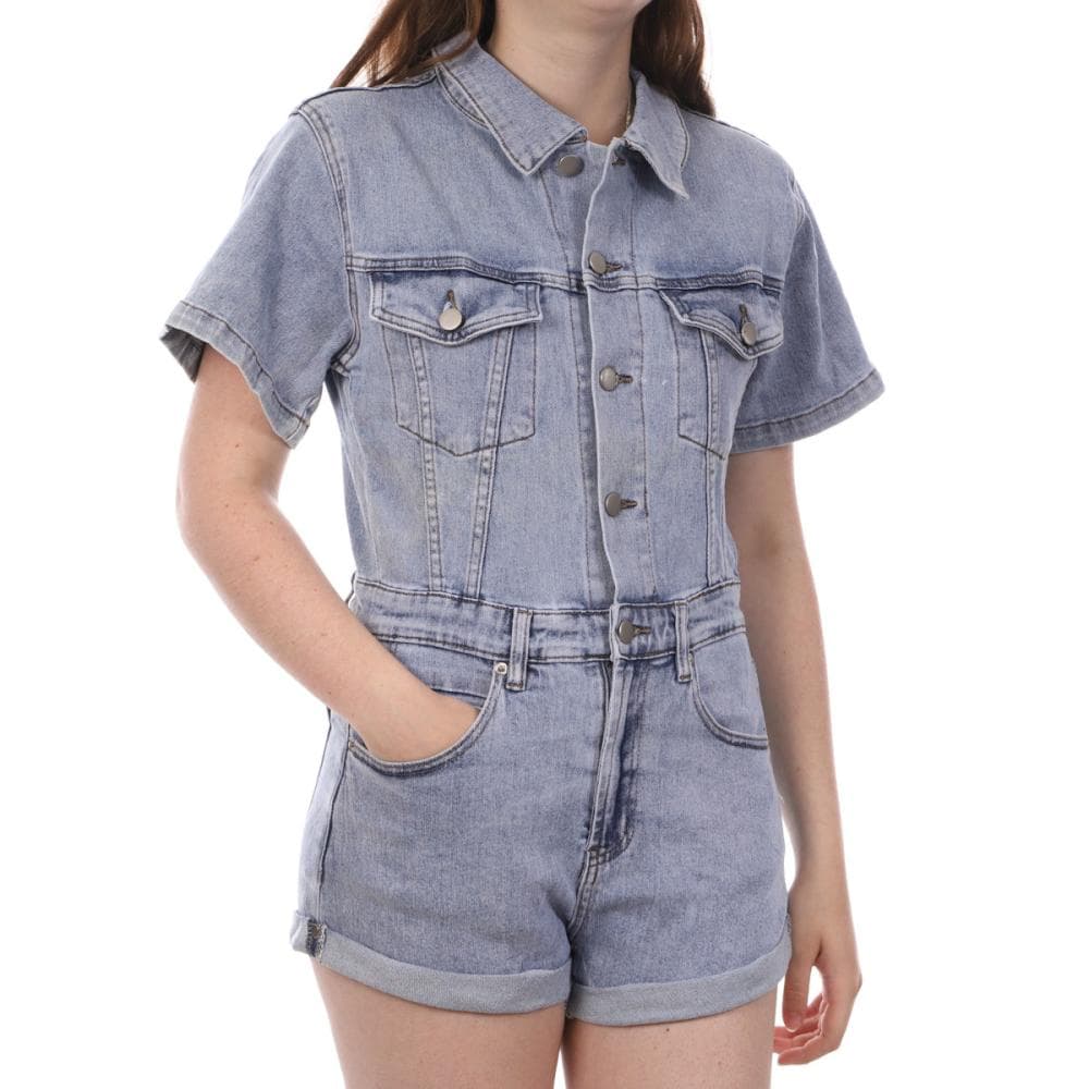 Combishort Bleu Femme Monday Premium 1