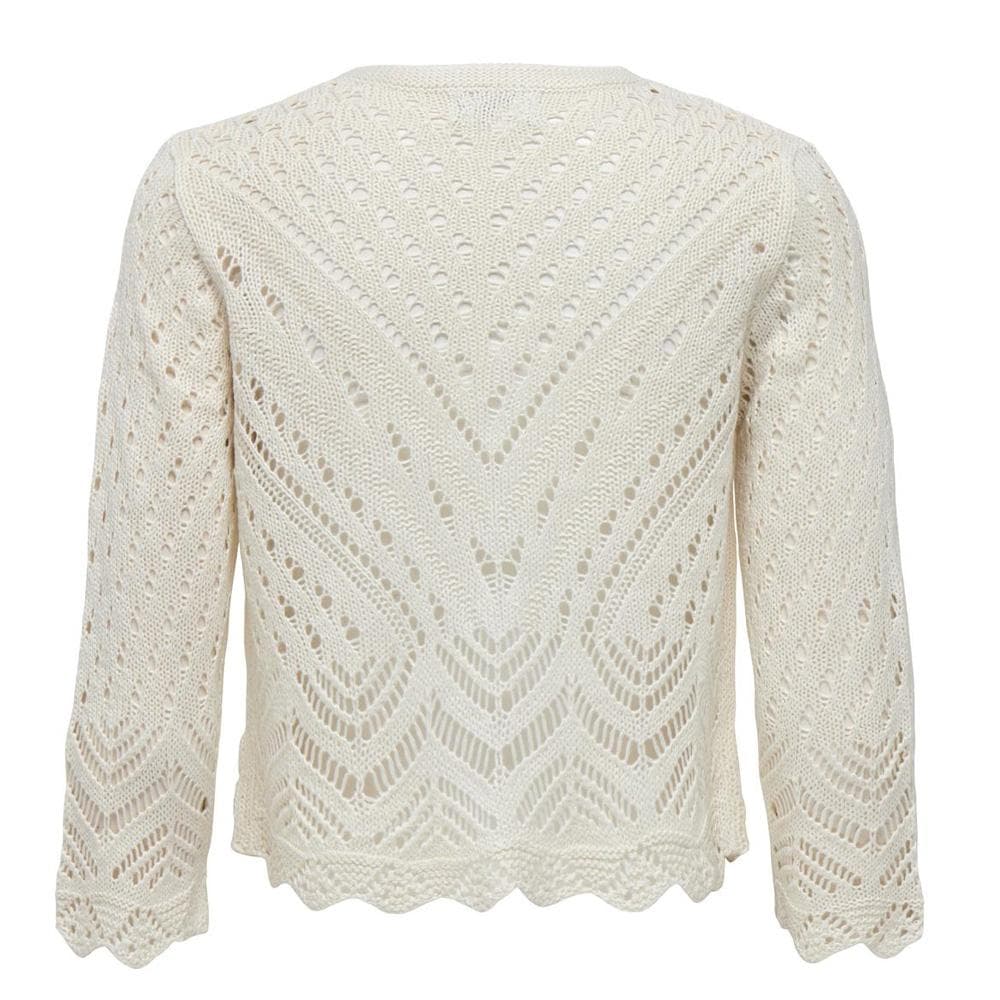Cardigan Ecru FemmeJDY Sun 3/4 Cropped 3