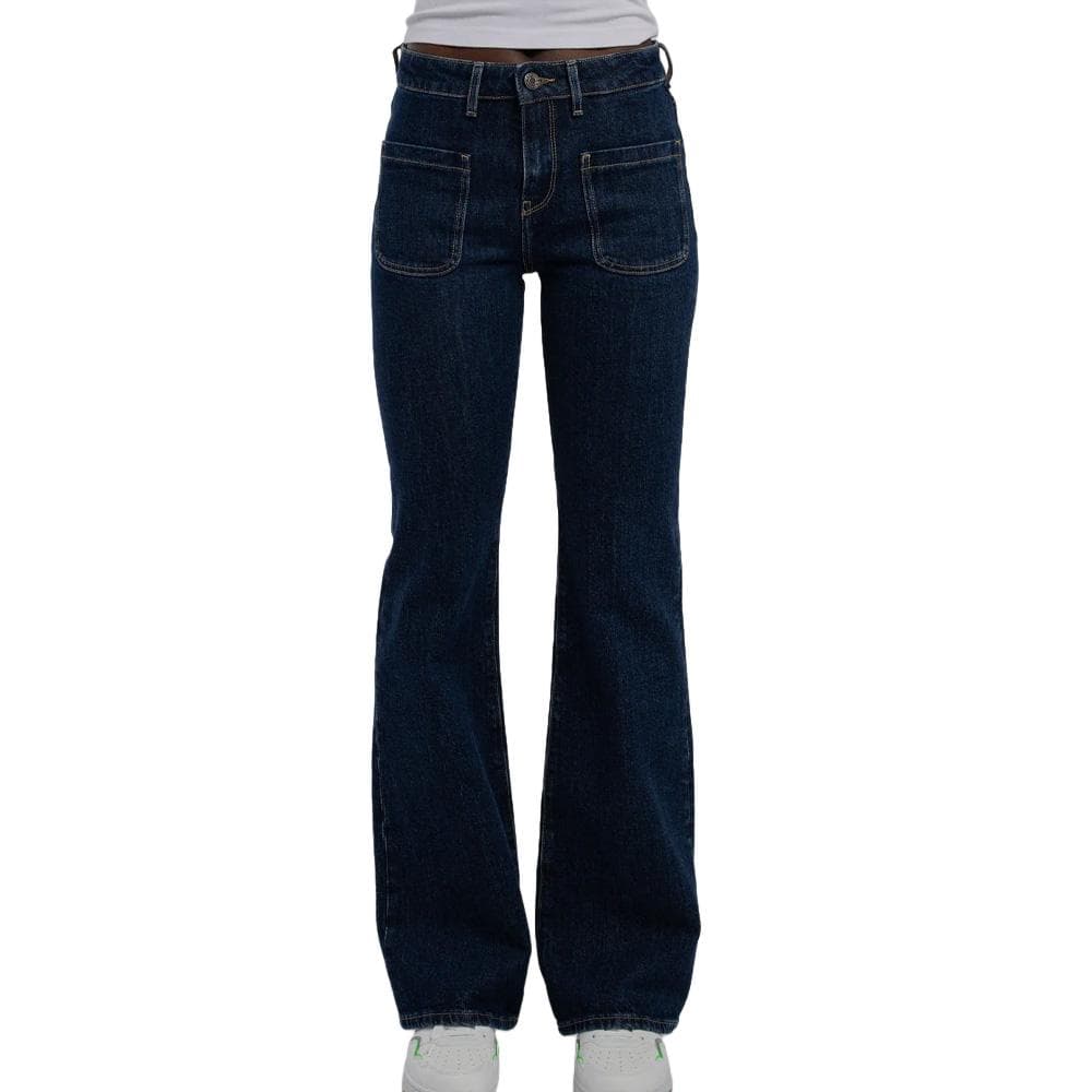 Jean Droit Bleu Femme Teddy Smith Diams 1