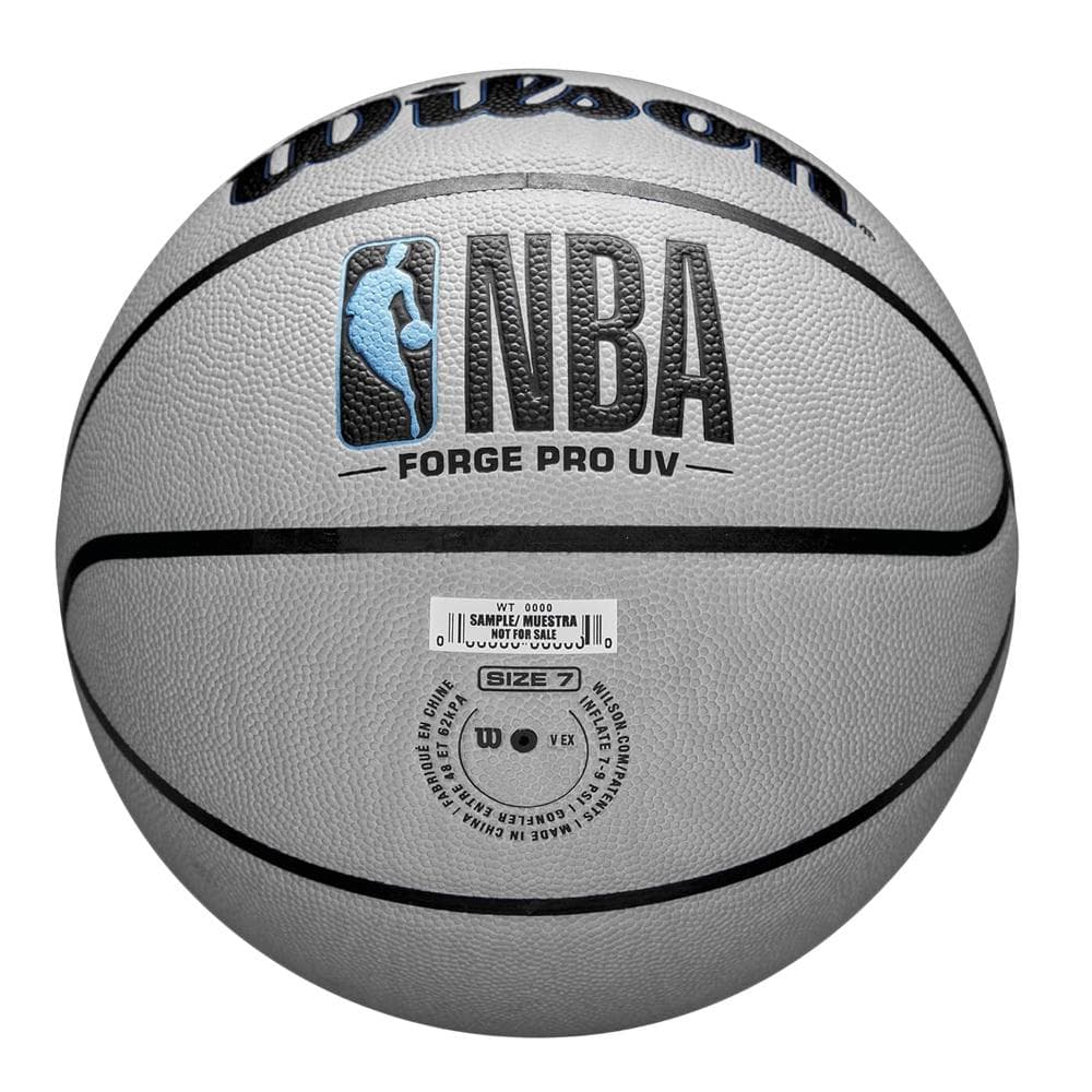 Ballon de Basketball Gris Wilson Nba Forge Pro UV 2