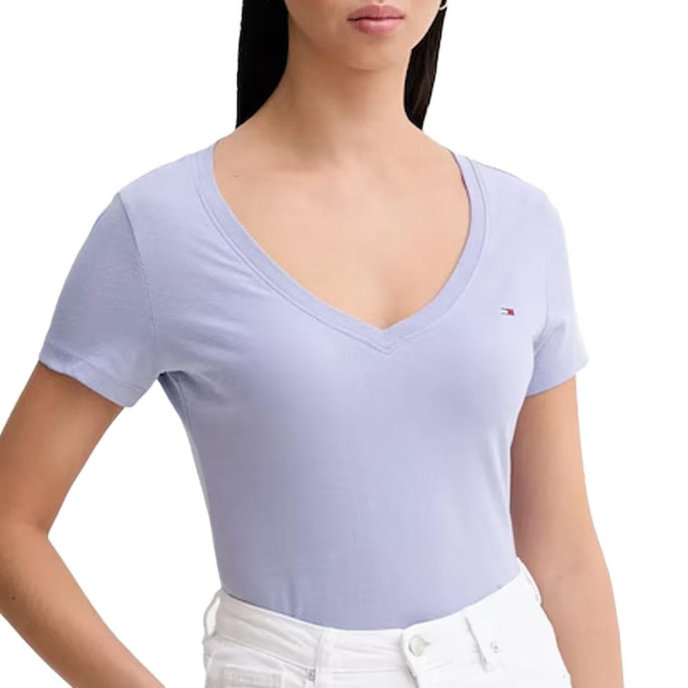 T-shirt Mauve Femme Tommy Hilfiger Aruba 1