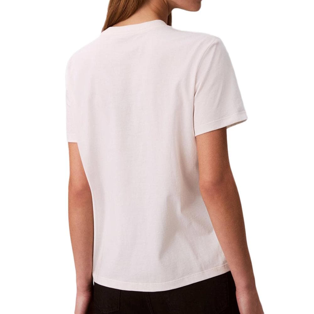 T-Shirt Blanc Femme Calvin Klein Jeans LV047E804G 2