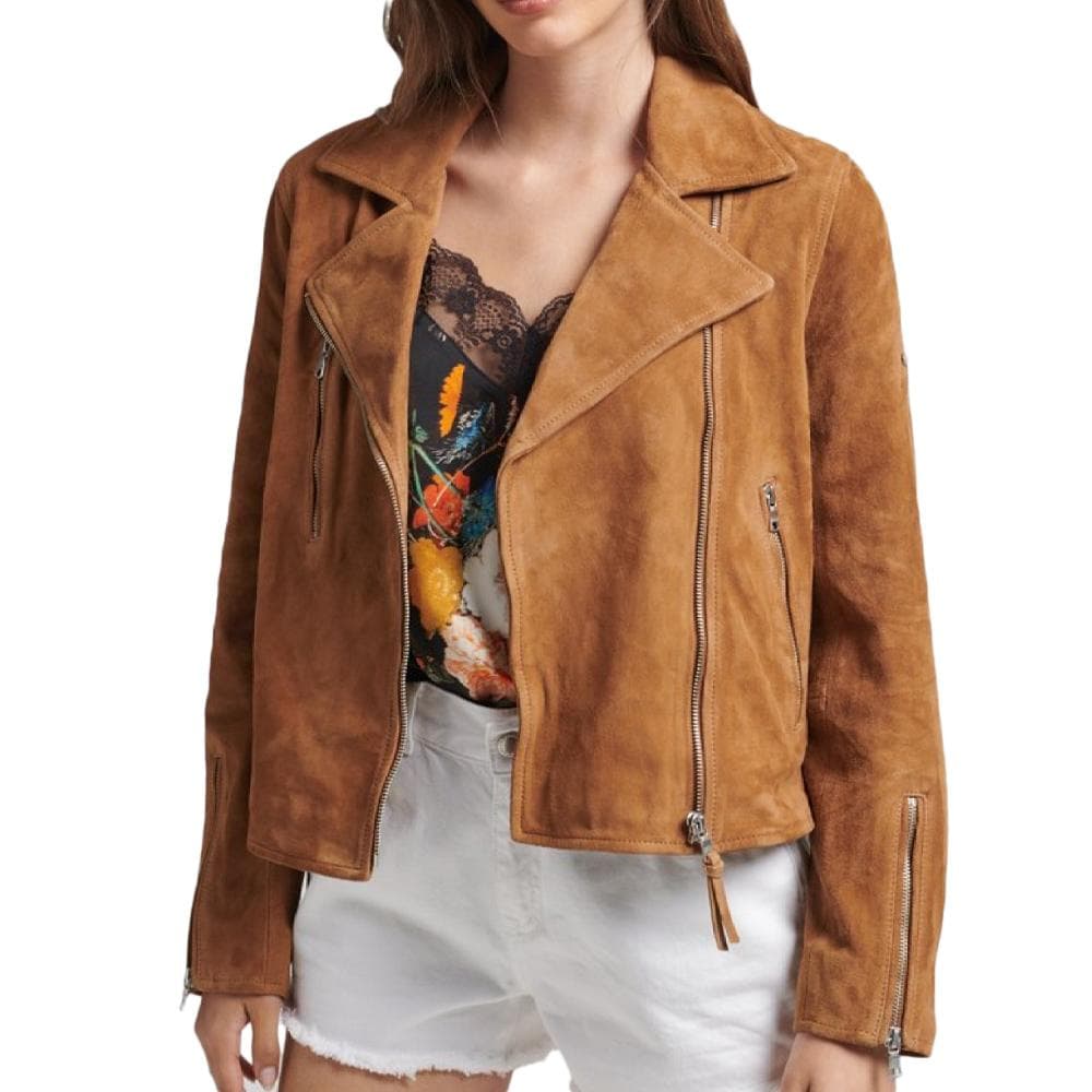 Veste Marron Femme Superdry W5011468A 1