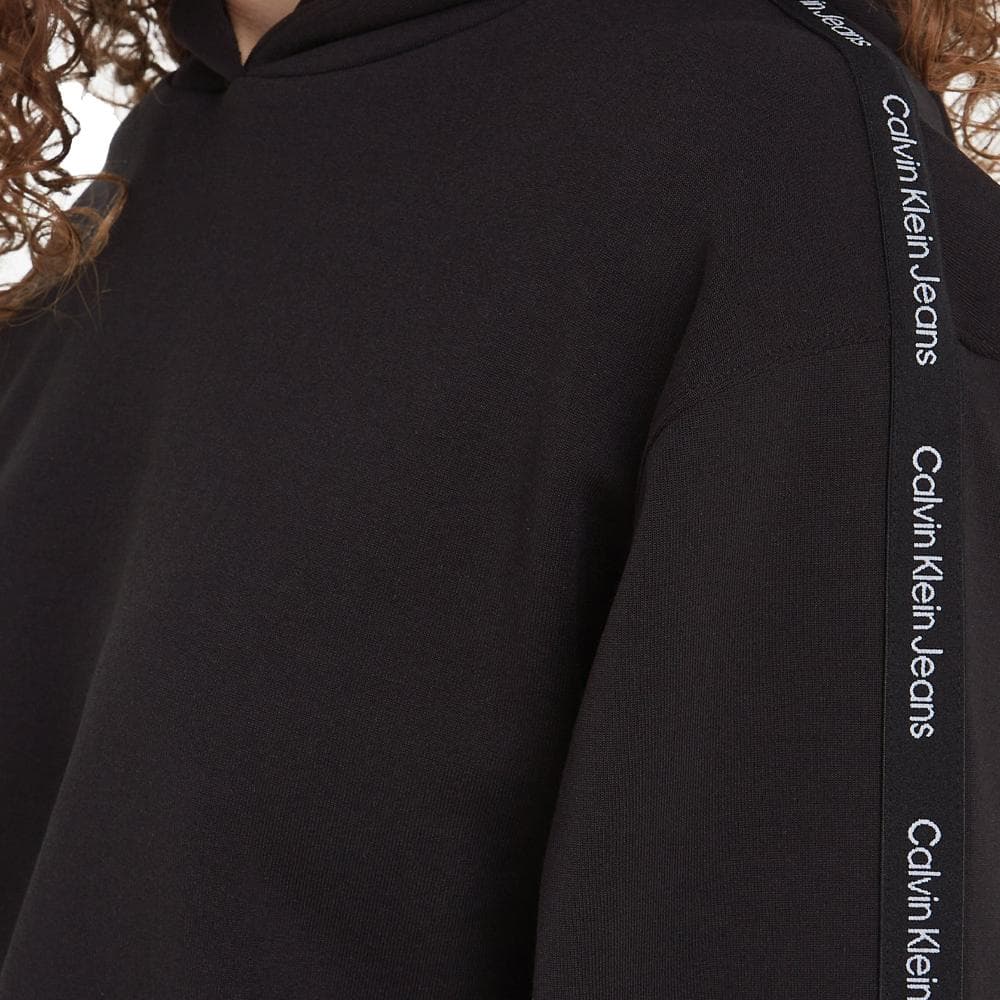 Sweat Noir Femme Calvin Klein Embro Elastic 3