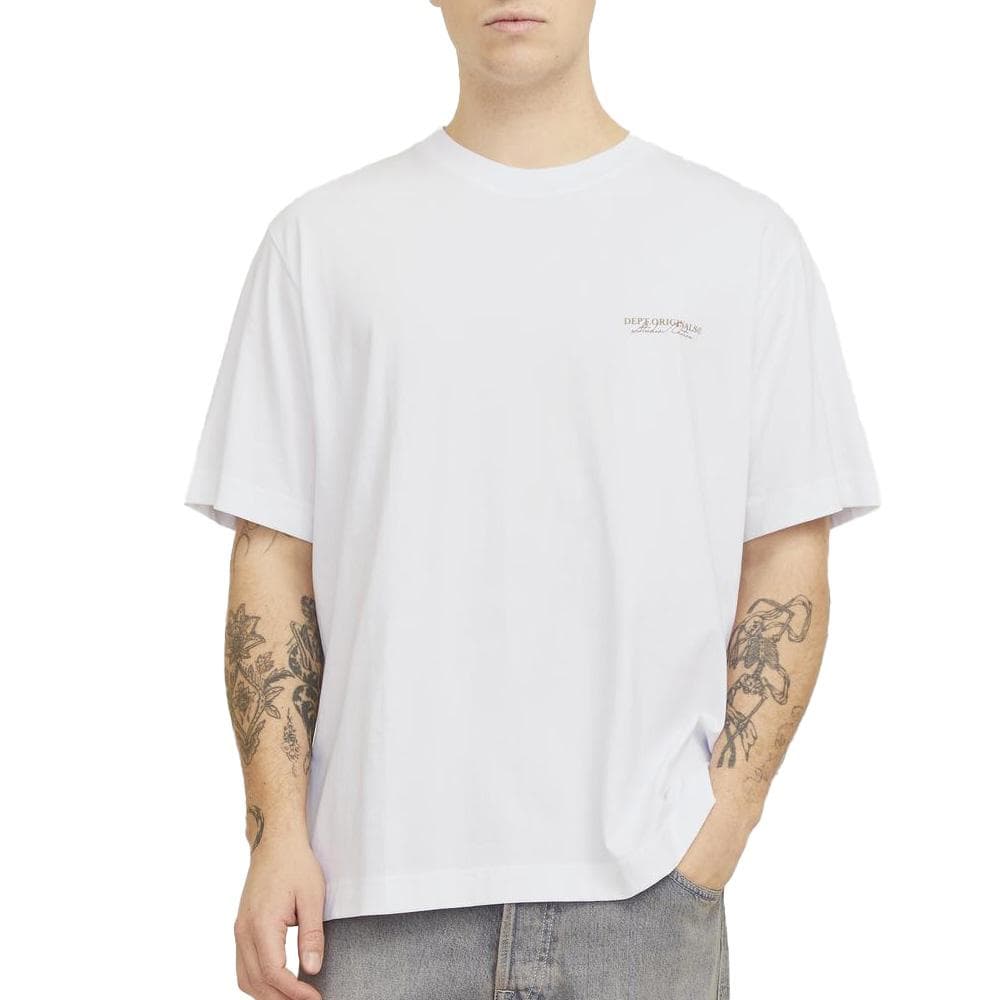 T-Shirt Blanc Homme Jack & Jones Whislington 1