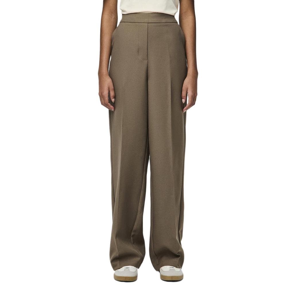 Pantalon fluide Marron Femme Pieces Neva 1