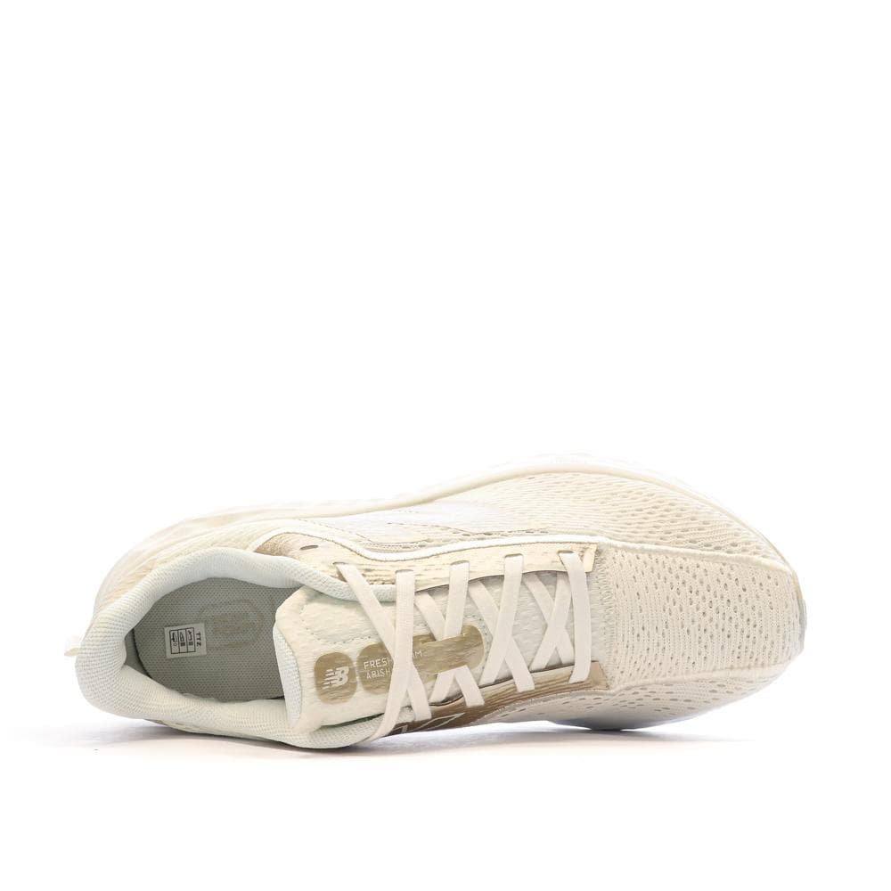 Chaussures de Running Blanche/Doré Femme New Balance Fresh Foam Arishi 4
