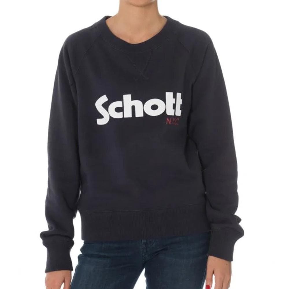 Sweat Marine Femme Schott Ginger1 1