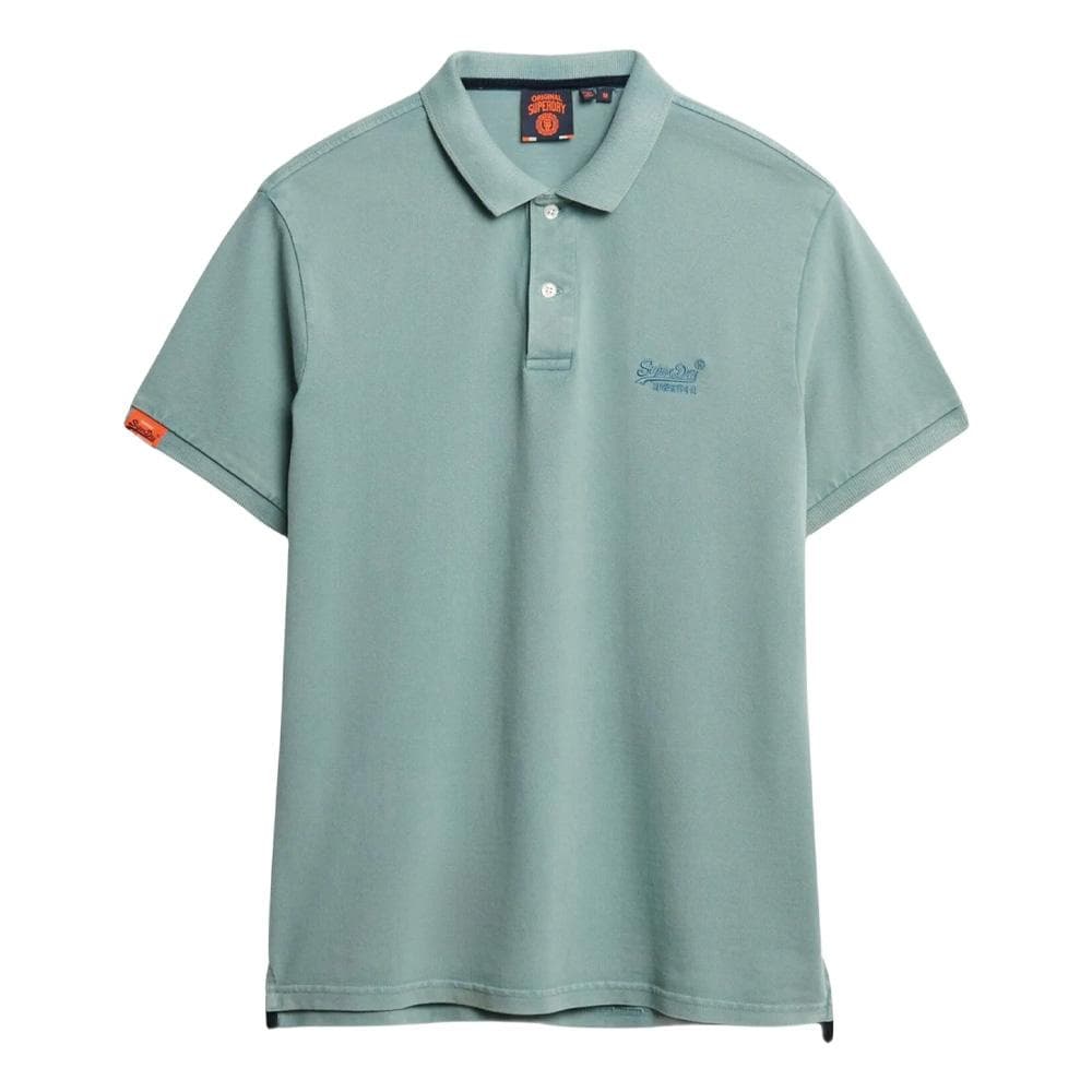 Polo Bleu Clair Homme Superdry Vint Destroy 2