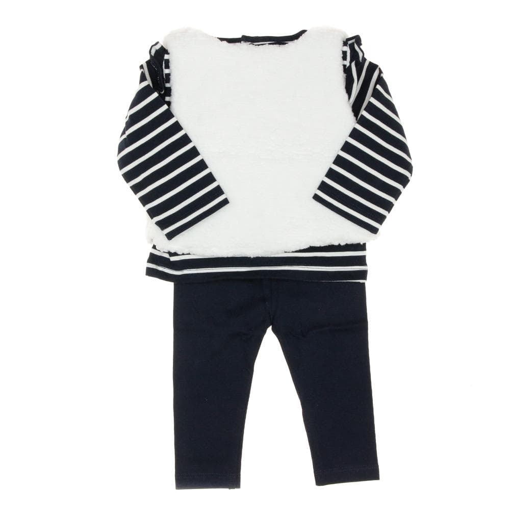 Ensemble Marine/Blanc Bébé Fille EOM Fula 2