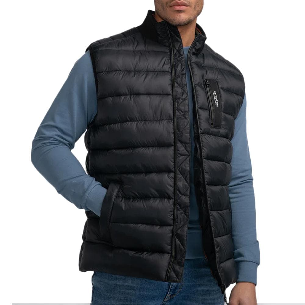 Doudoune sans manche Noire Homme Petrol Industries Waistcoat 1
