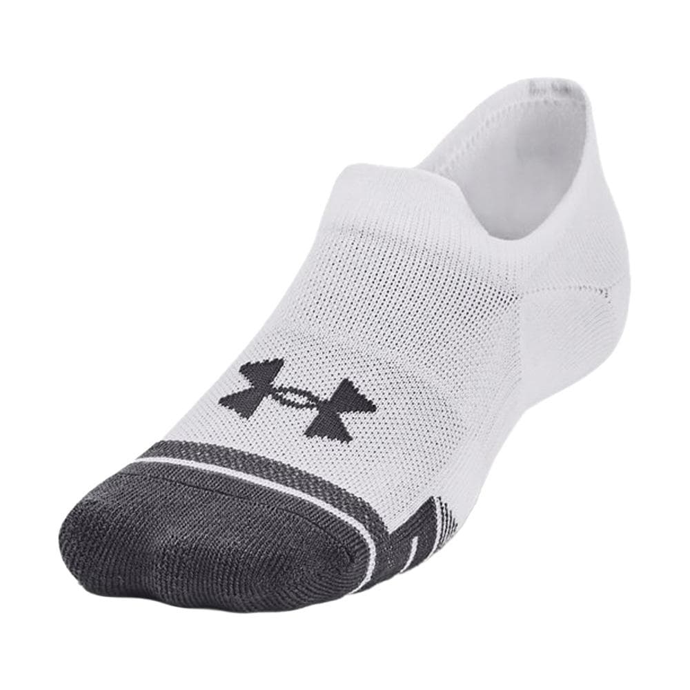 Lot de 3 Paires de Chaussettes Blanc/Gris Mixte Under Armour Ua Performance Tech 3 2
