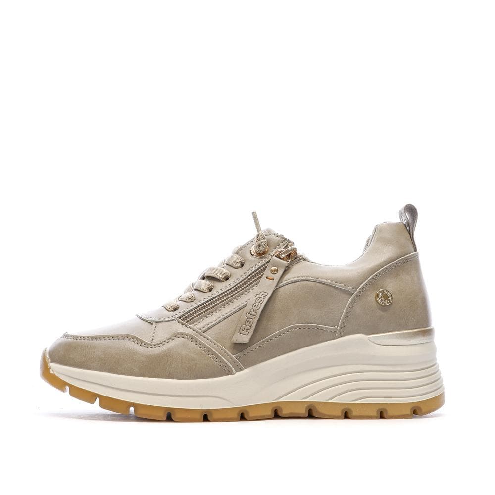 Baskets Beige Femme Refresh 172938 1