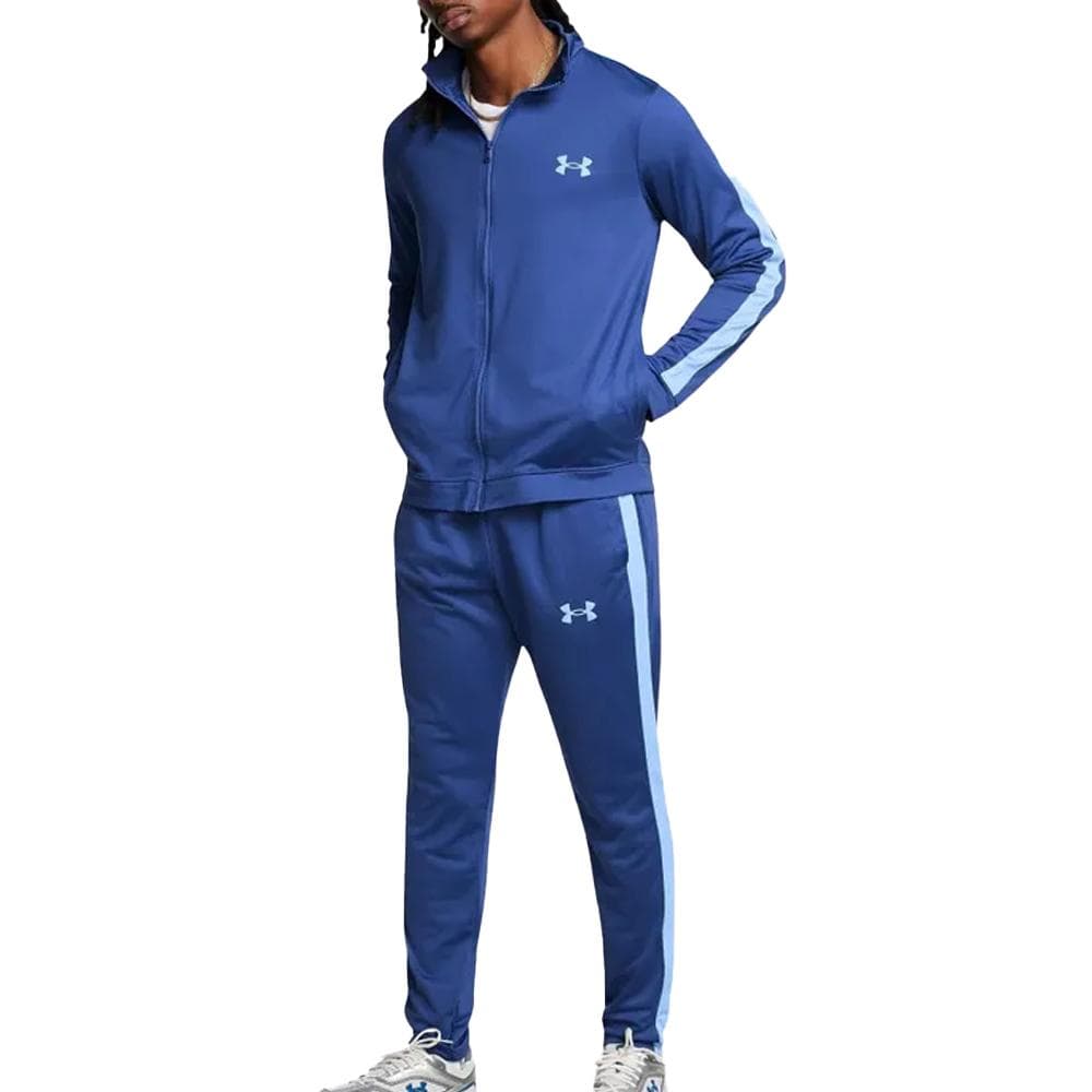 Survêtement Bleu Royal Homme Under Armour Knit Track 1