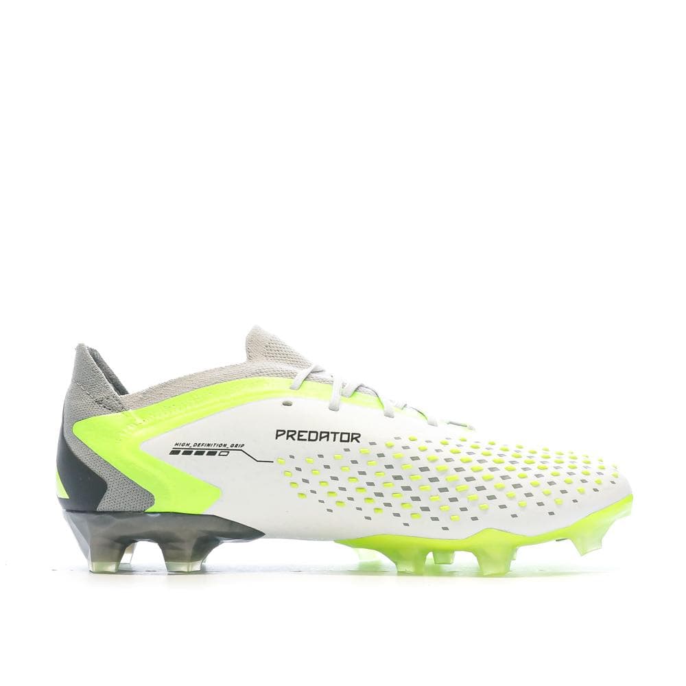 Chaussures de foot Blanc/Vert football Homme Adidas Predator Accuracy.1 L AG 2