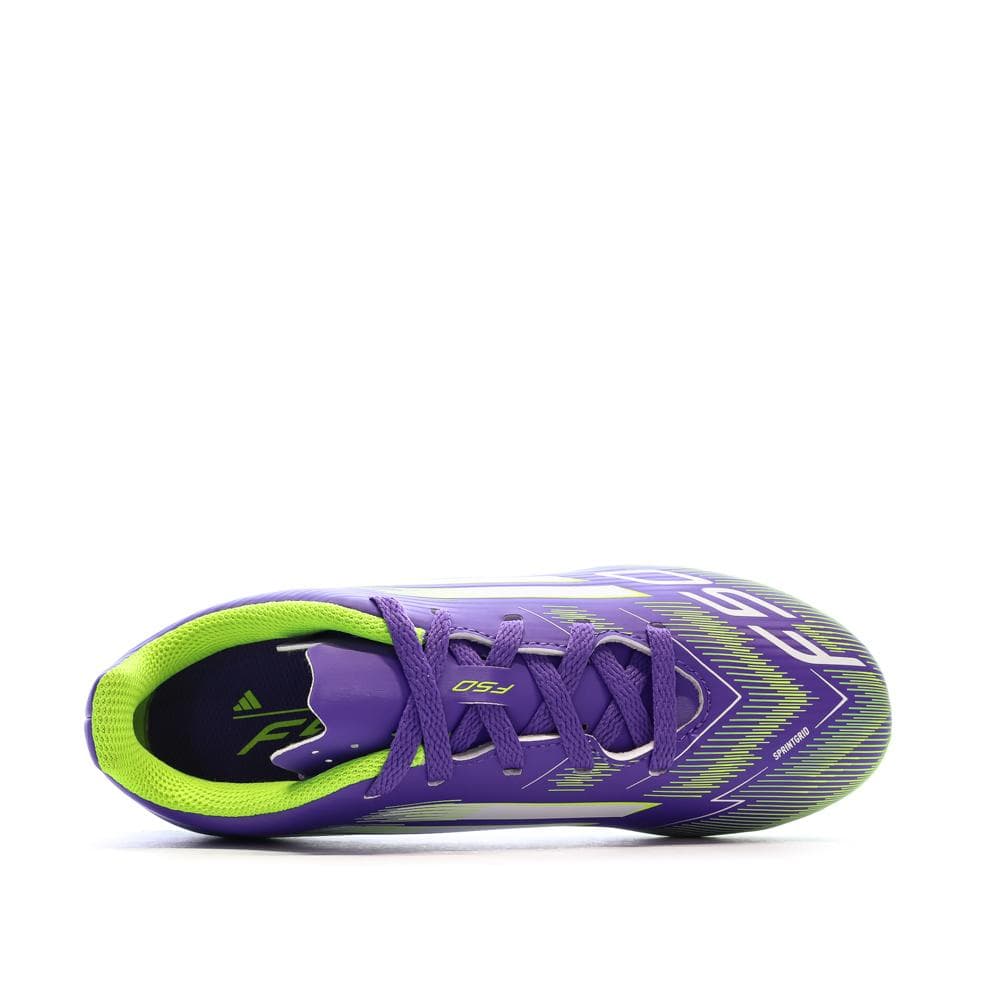 Chaussures de Foot Violet/Jaune Junior Adidas F50 Club FG/MG 4