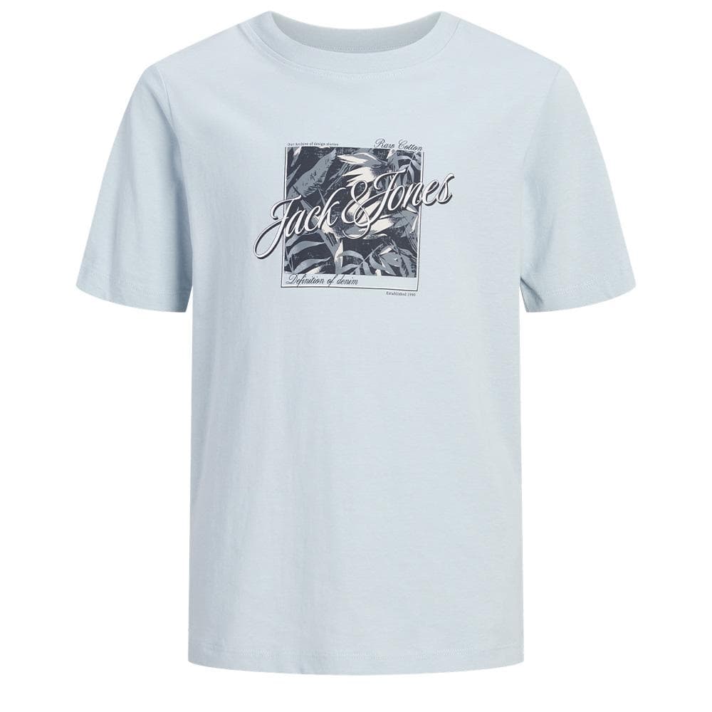 T-Shirt Bleu Garçon Jack & Jones Nolulu 3
