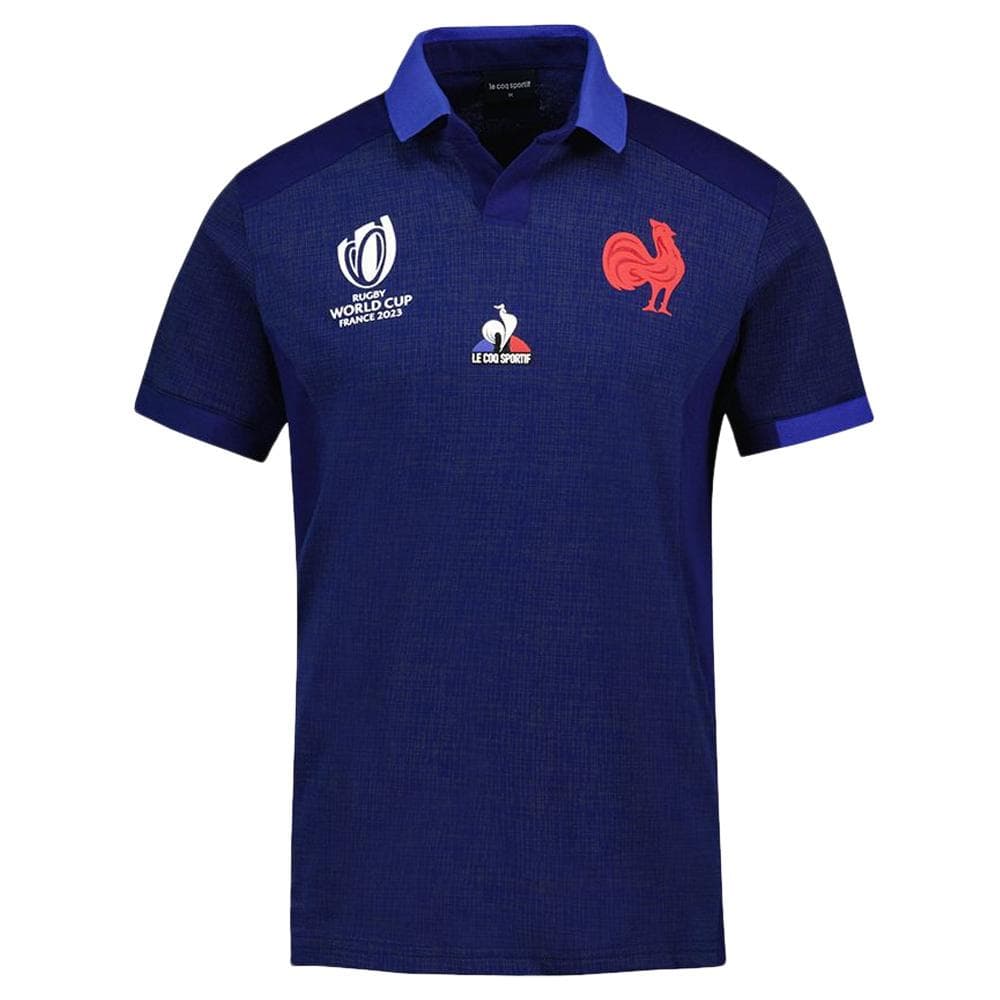 XV de France Polo Marine Homme Le Coq Sportif Coupe du Monde 2023 1