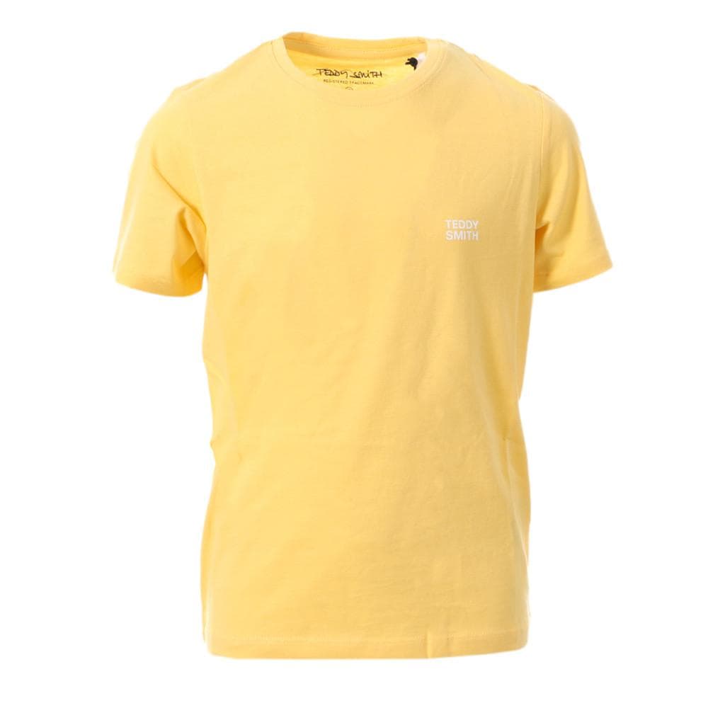 T-shirt Jaune Garçon Teddy Smith 61007414D 1