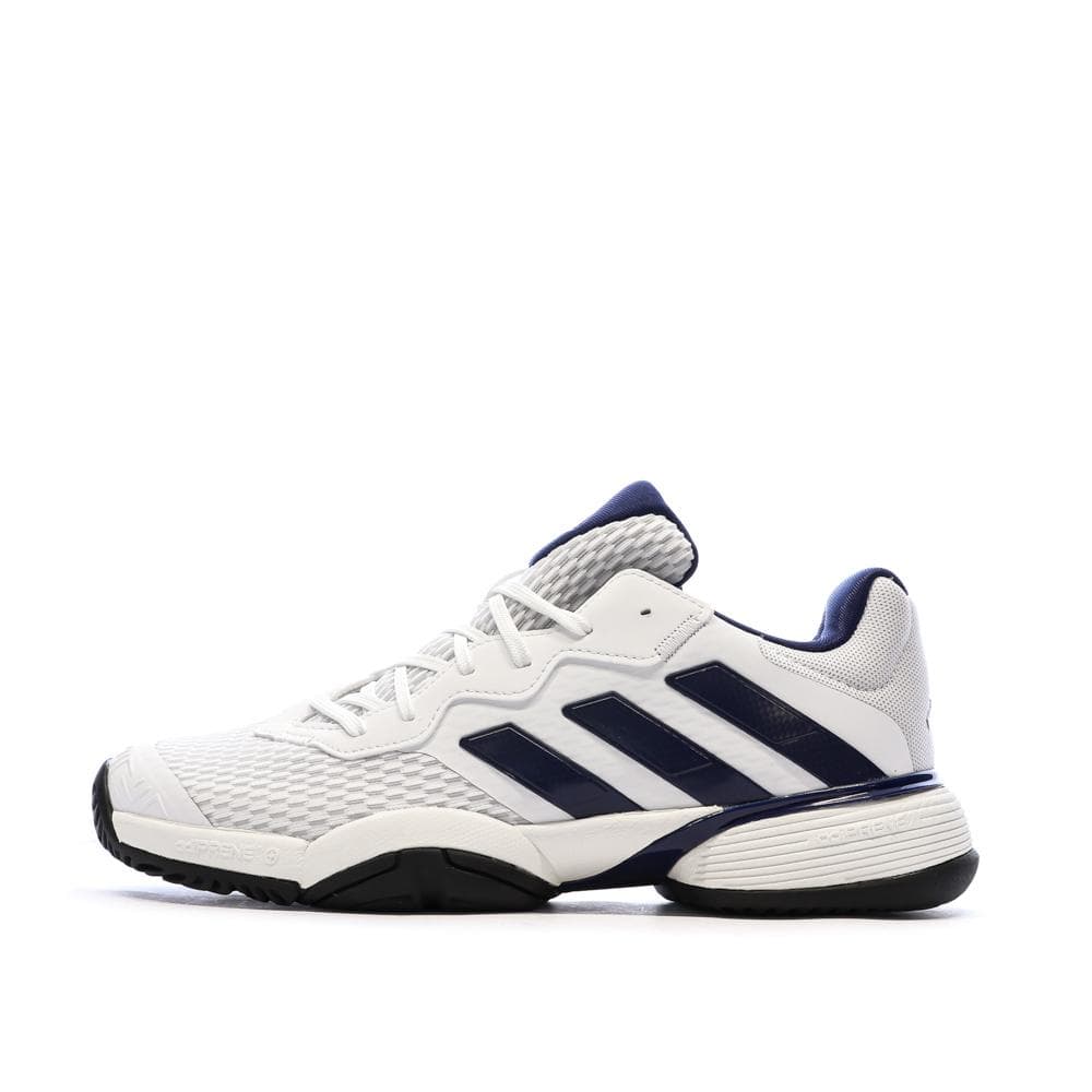 Chaussure de tennis Blanc/Marine Enfant Adidas Barricade 1