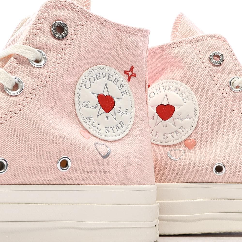 Baskets Roses Clair Femme Converse Chuck 70 7