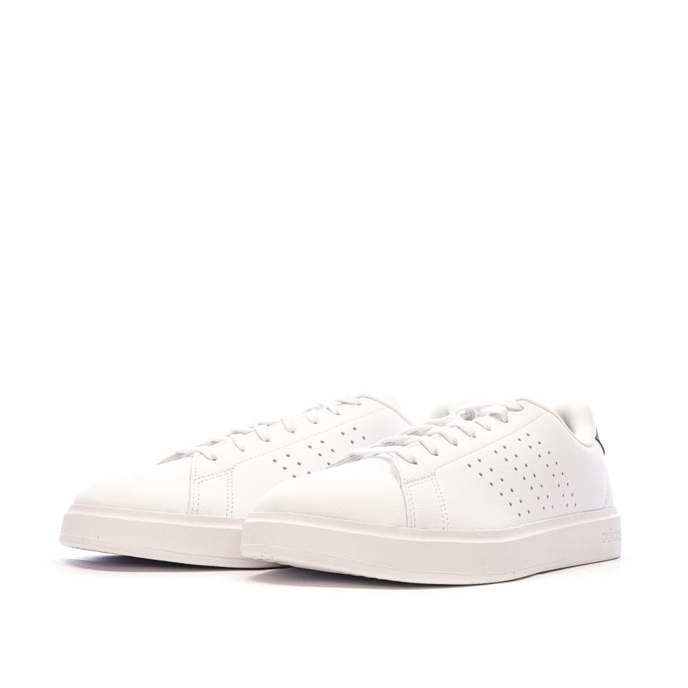 Baskets Blanches/Noir Homme Adidas Advantage 2.0 6