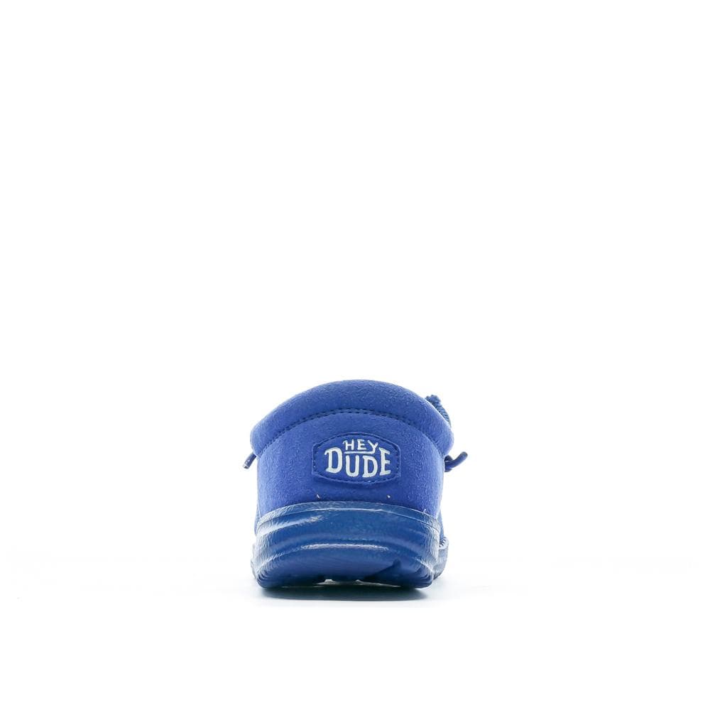 Chaussures Bleu Garçon Hey Dude Wally Youth Funk Mono 3