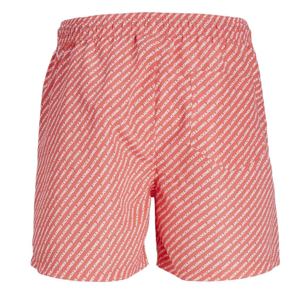 Short de Bain Rouge/Blanc Garçon Jack & Jones Fiji 2