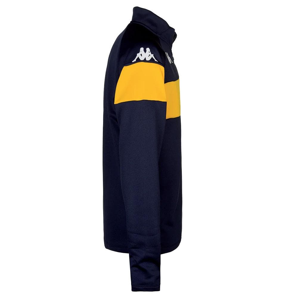 Sweat Noir/Jaune Homme Kappa Dovares 2