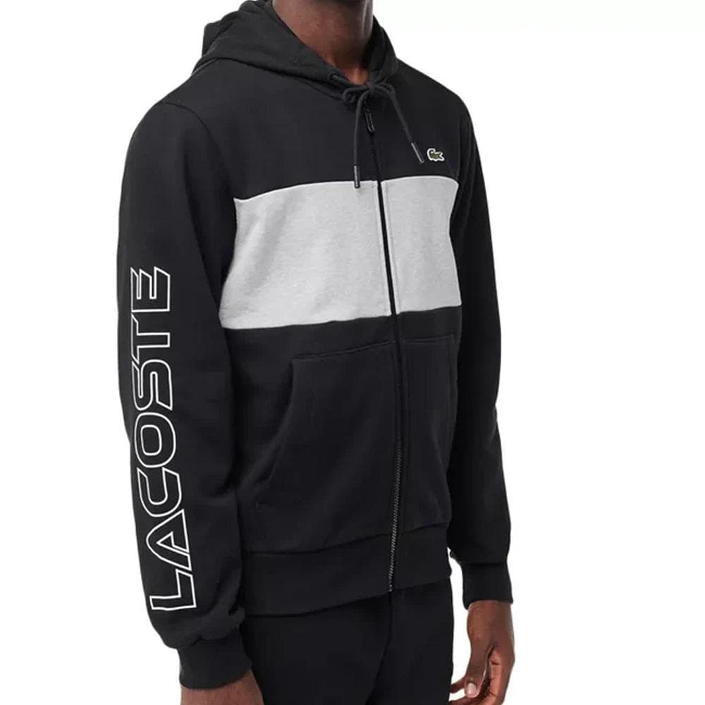 Sweat Noir Homme Lacoste SH1416 1