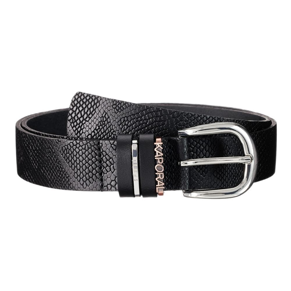 Ceinture Croco Noir Femme Kaporal NOSNA - T 1