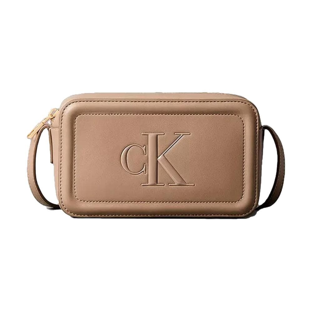 Sac à bandoulière Taupe Femme Calvin Klein Jeans Bold Ck Camera 1