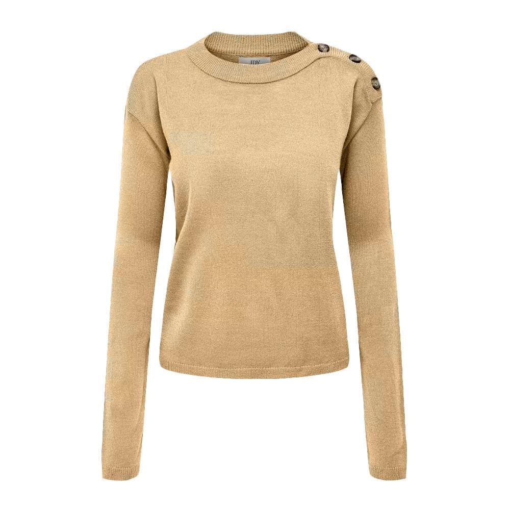 Pull Beige JDY Laura Button 1