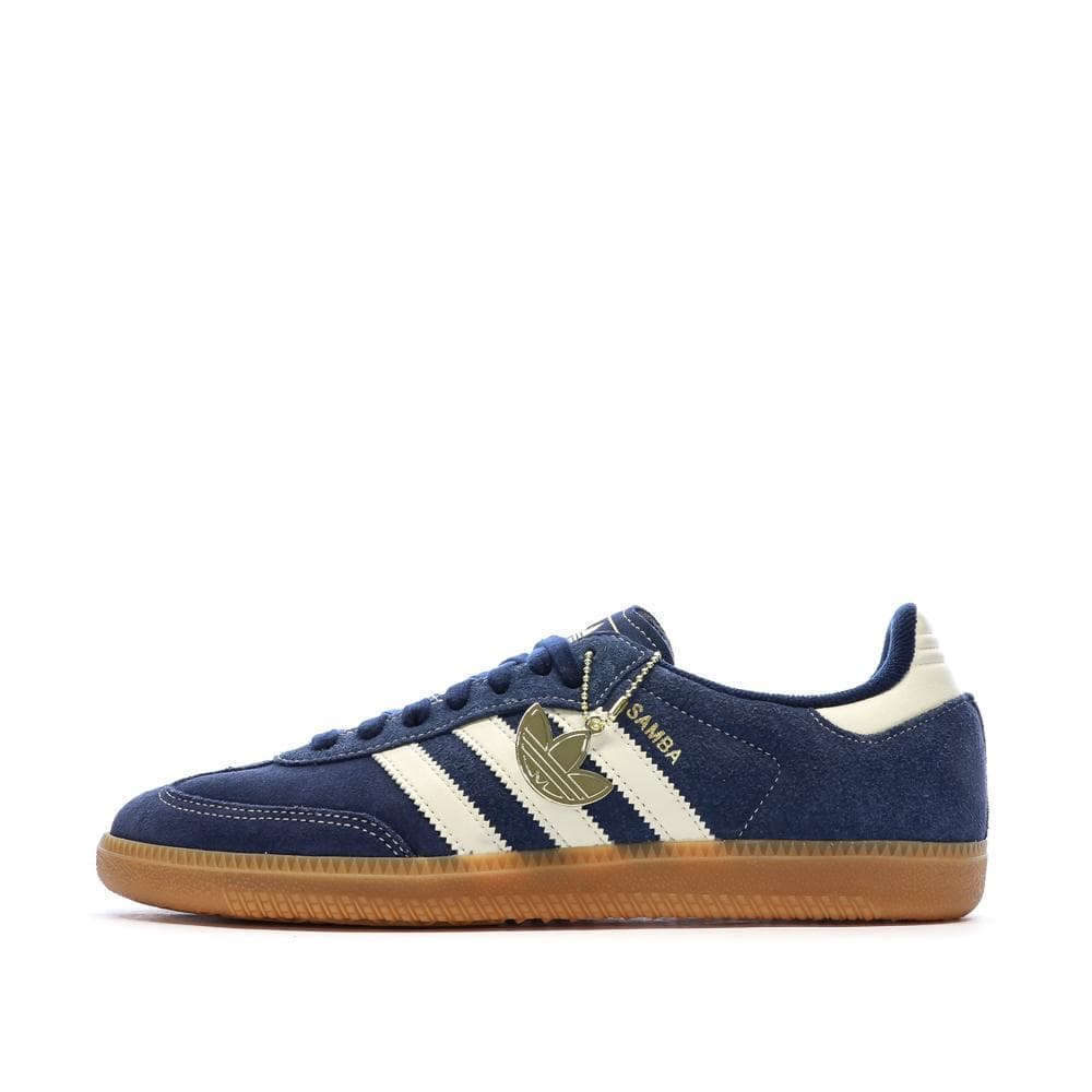 Baskets Bleu Marine/Blanc Homme Adidas Samba 1