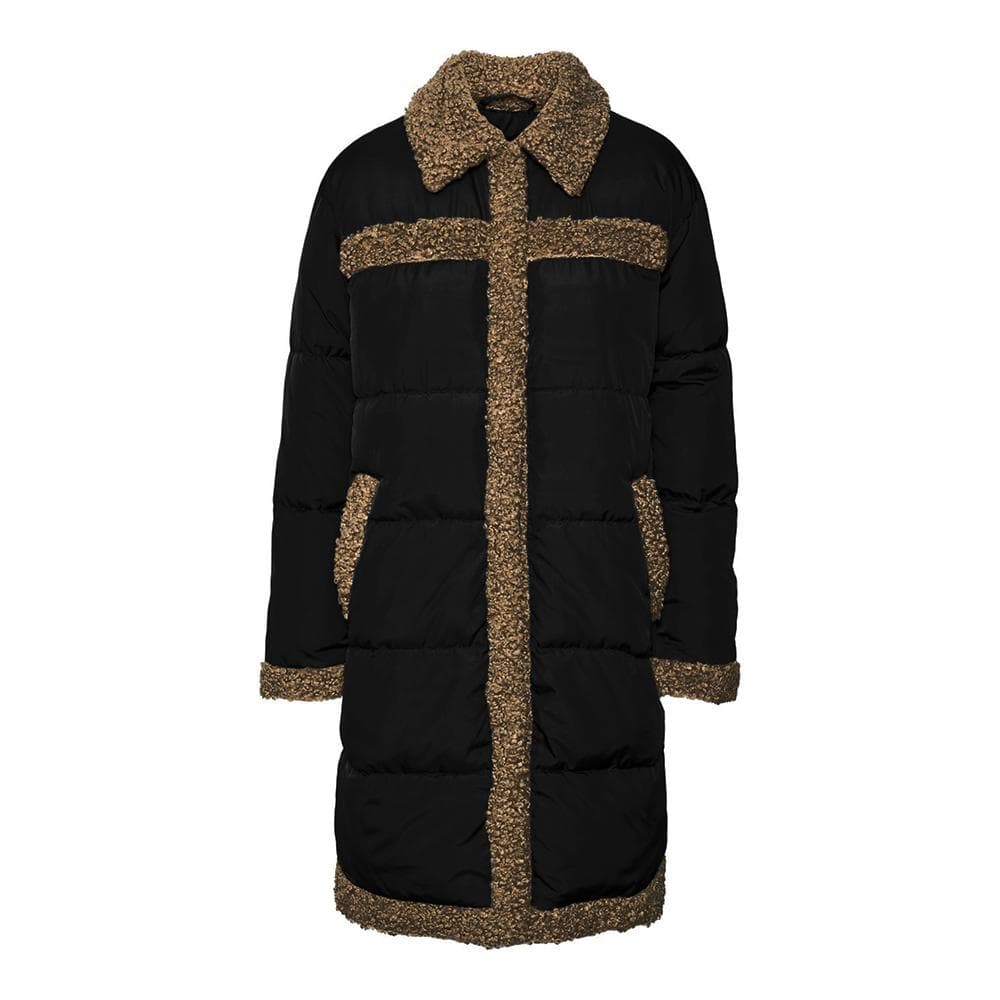 Doudoune Noir Femme Vero Moda Teddy Coat Boos 1