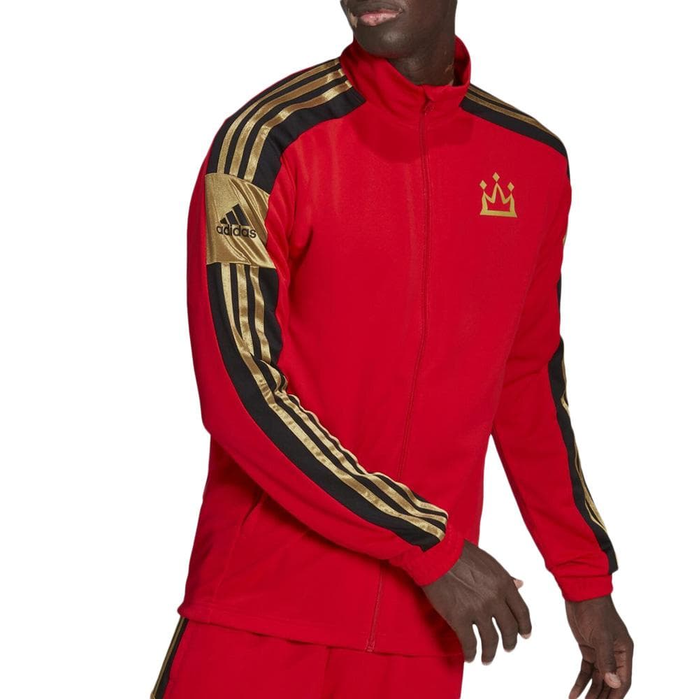 Veste Rouge Homme Adidas Salah Jkt 1