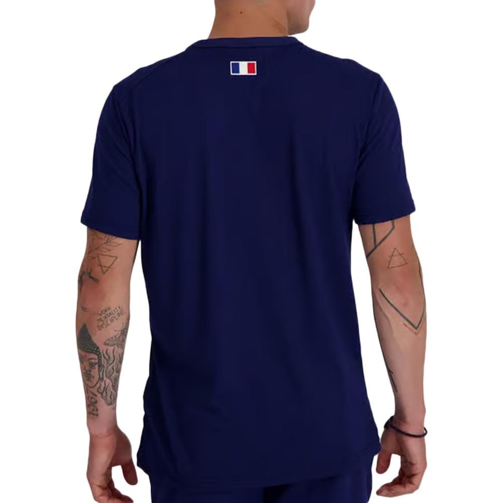XV de France T-shirt de Présentation Marine Homme Le Coq Sportif 2