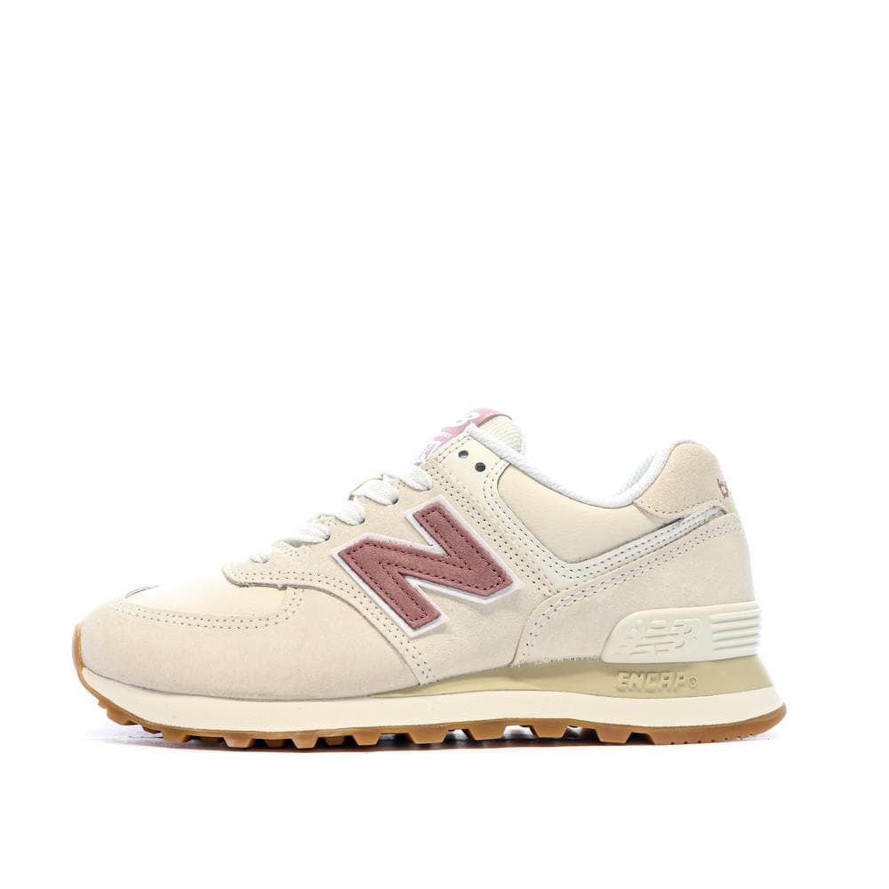 ML574 Baskets Beige/Rose Femme New Balance 1