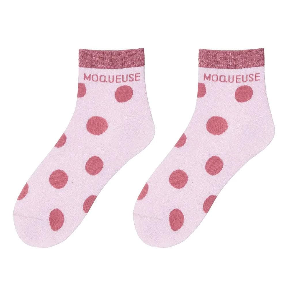 Chaussettes Rose Femme Stella Green Moqueuse 1