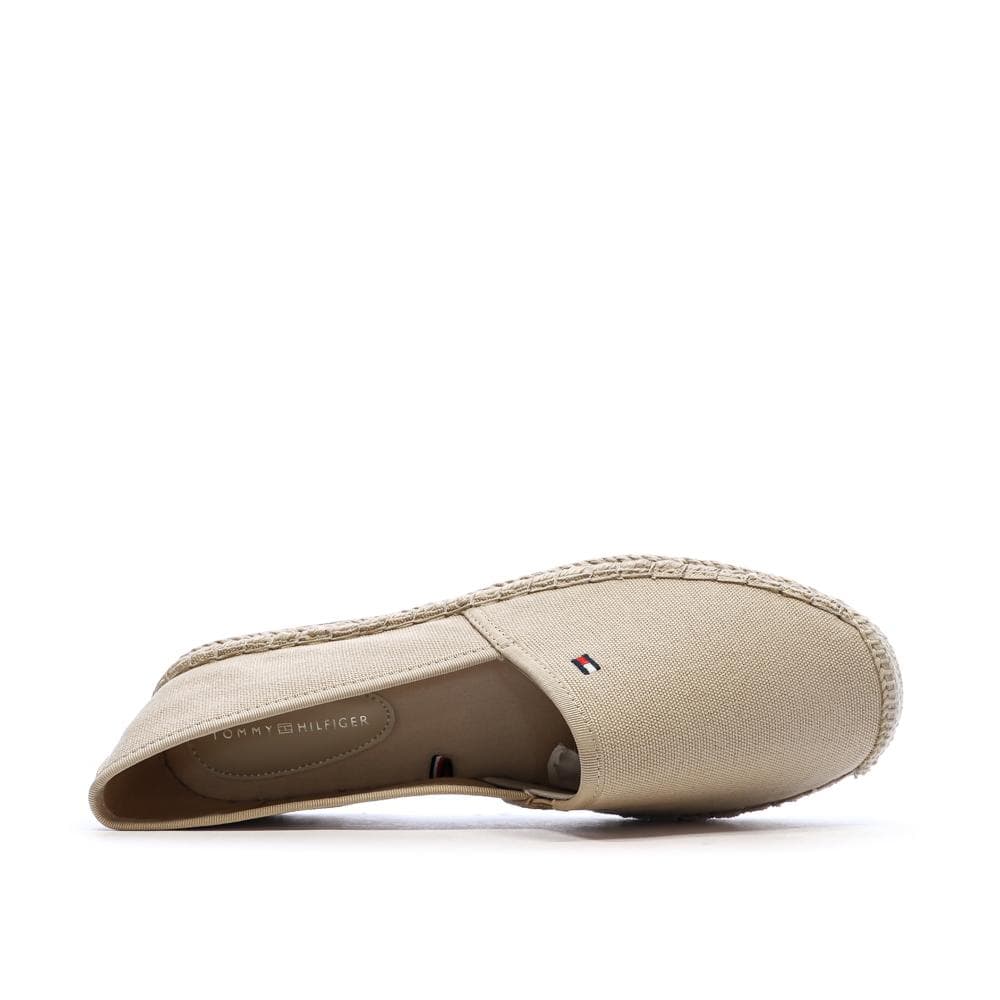 Espadrilles Beige Femme Tommy Hilfiger Flag Canvas 4
