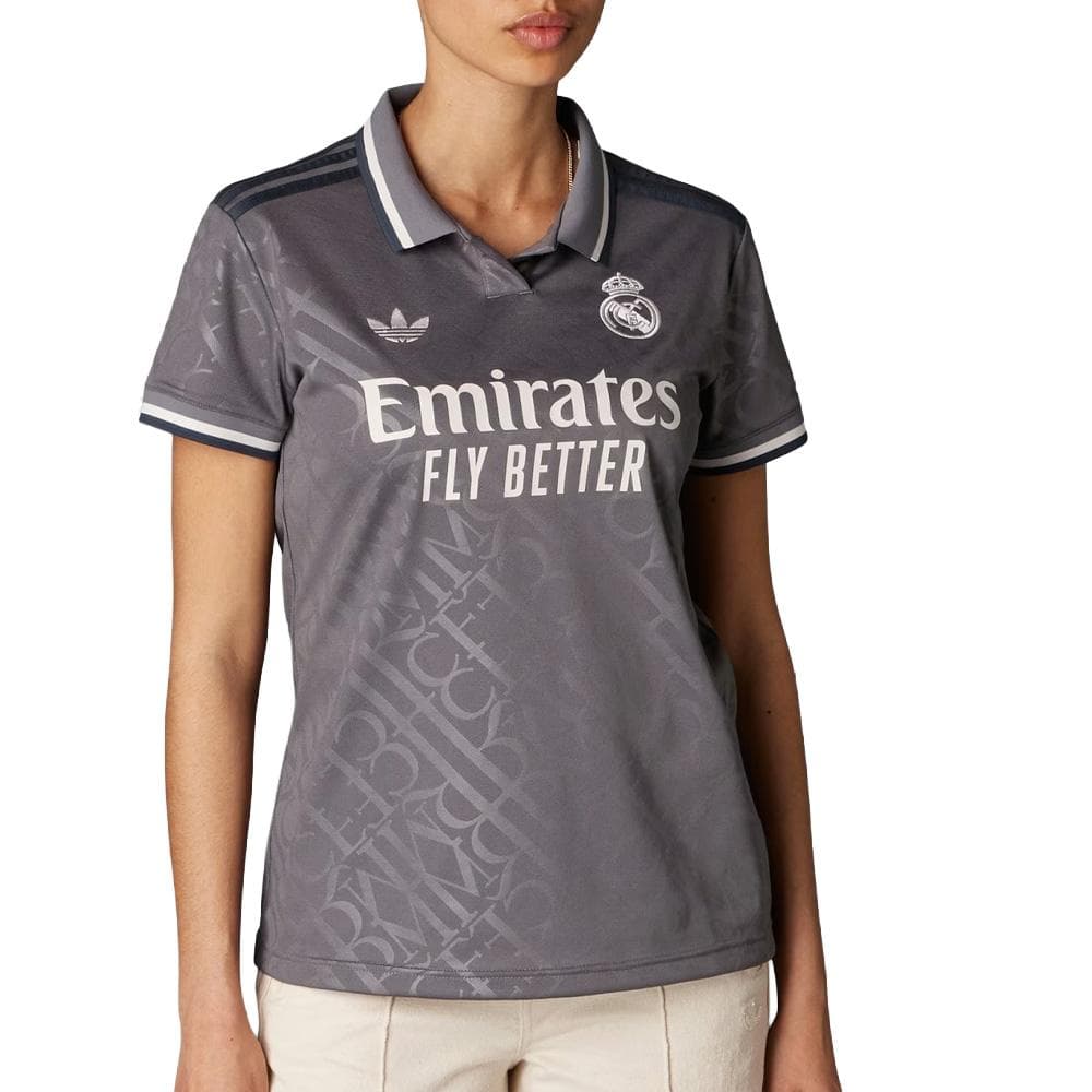 Real Madrid Maillot de football Gris Femme Adidas 24/25 1
