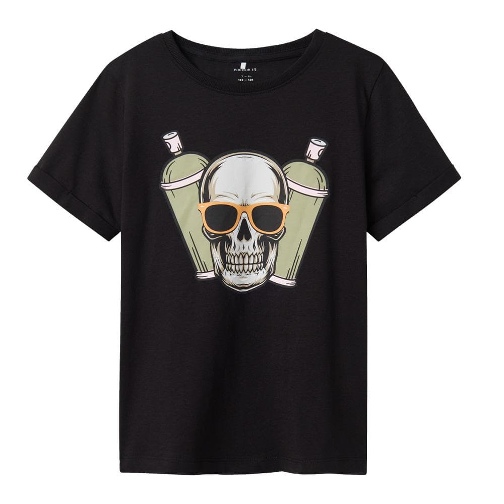 T-shirt Noir Garçon Name It Tantan 1