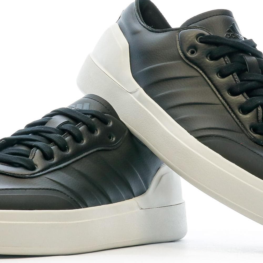 Baskets Noir/Blanc Homme Adidas Court Revival 7