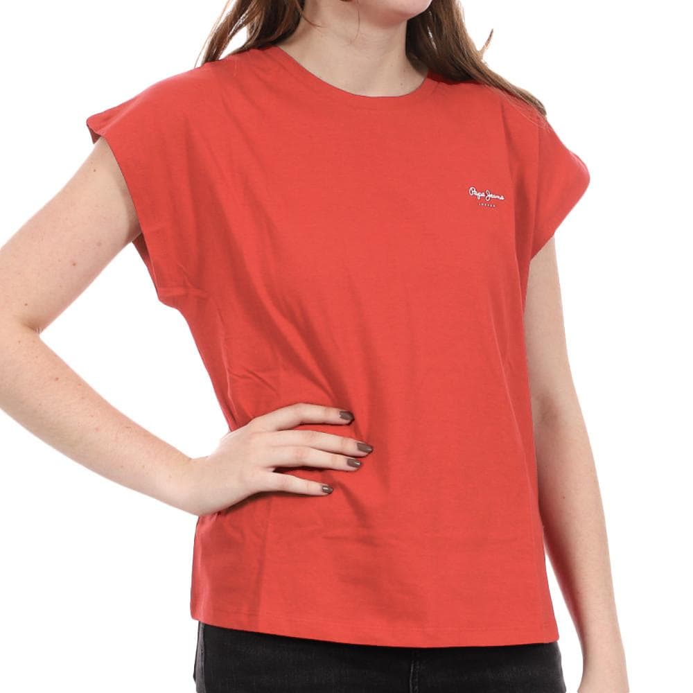 T-shirt Rouge/Orange Femme Pepe jeans Bloom 1