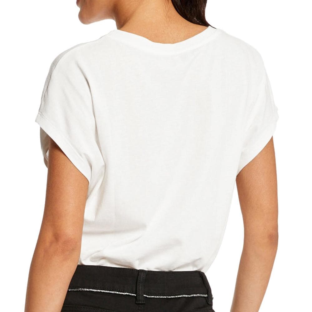 T-shirt Blanc Femme Morgan Devoti 2