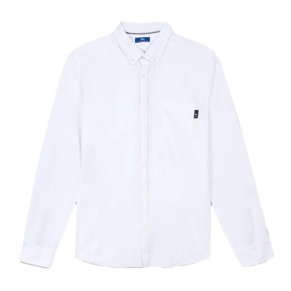 Chemise Blance Homme TBS BRODY 1