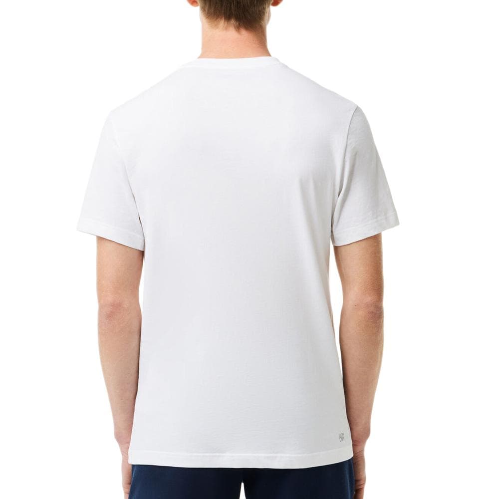 T-shirt Blanc Homme Lacoste TH7505 2