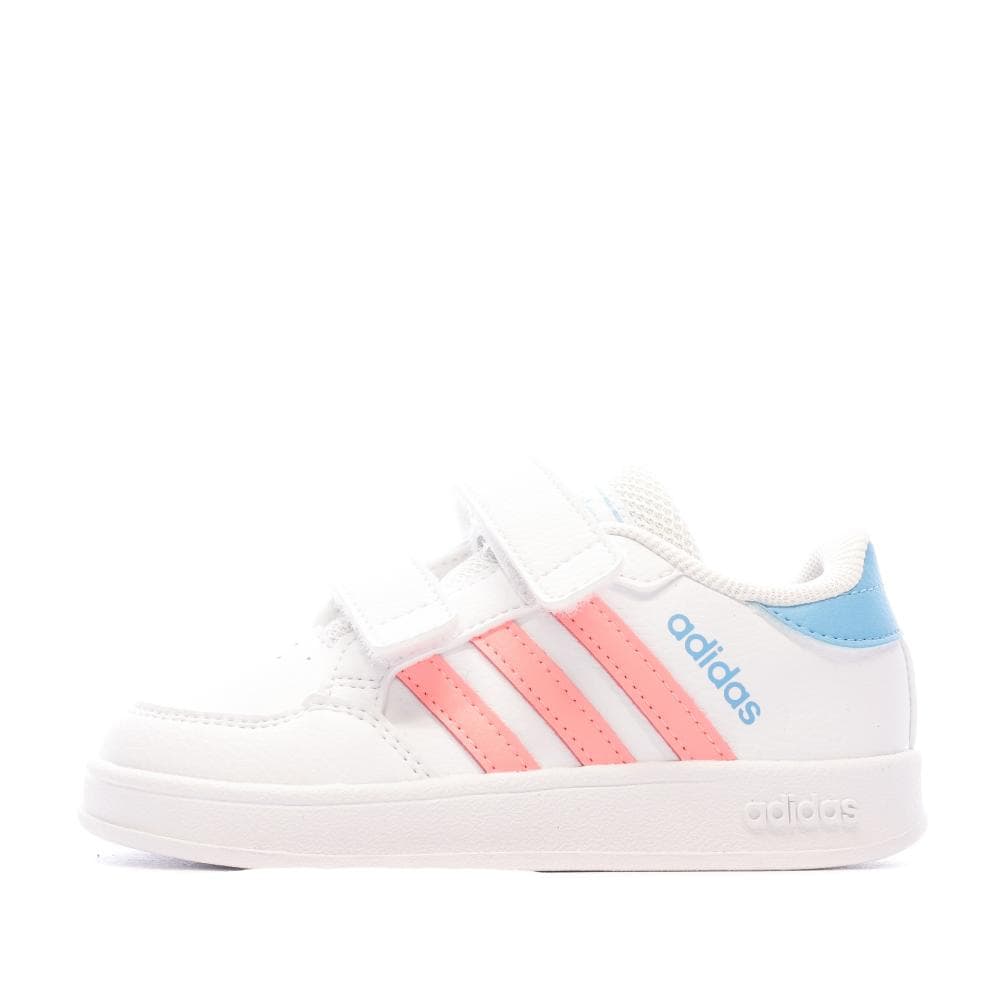Baskets Blanches Fille Adidas Breaknet Cf I 1