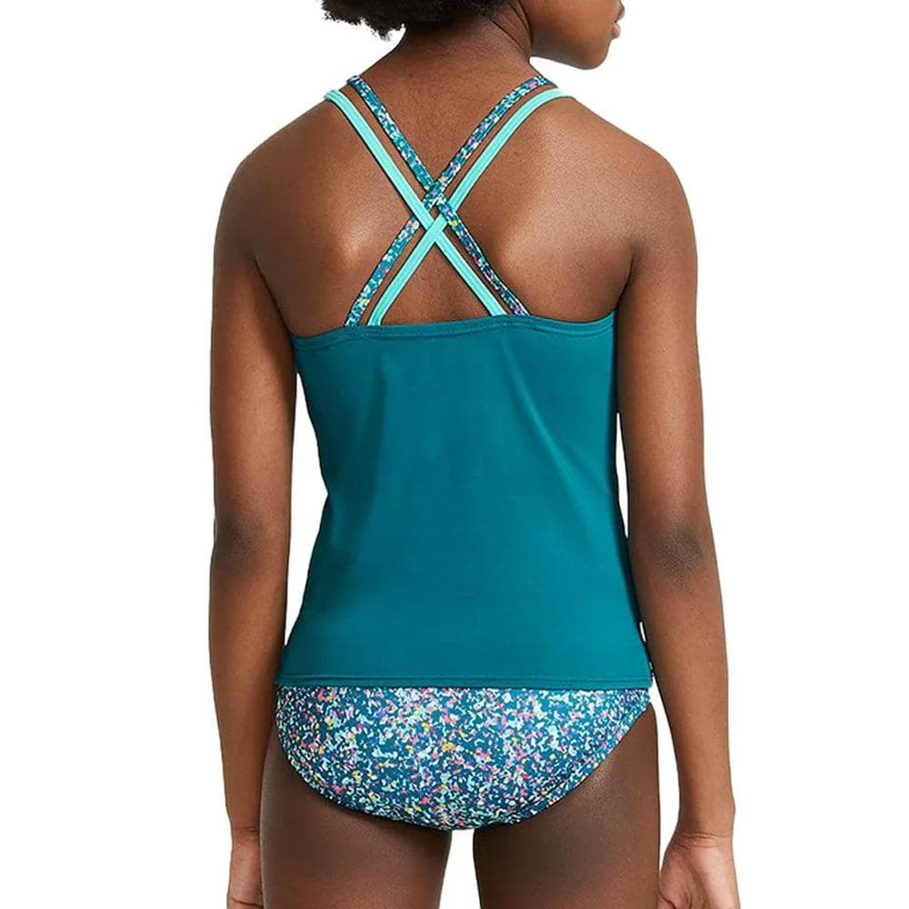 Maillot de bain 2 pièces Bleu Fille Nike Spiderback Tankini 2